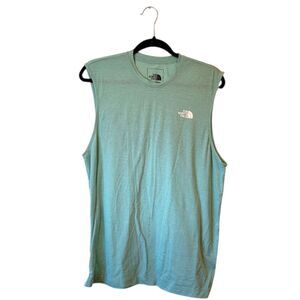 The North Face Men's Mint Green Sleeveless Tank Top Size M